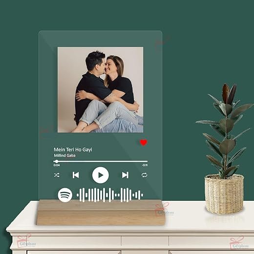Customized Spotify Photo Plaque: A Unique Gift Idea!